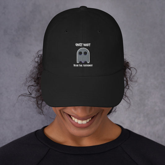 Bear the Astronot Ghost Heart Dad Hat