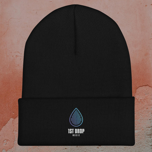 1st Drop Music Cuffed Beanie