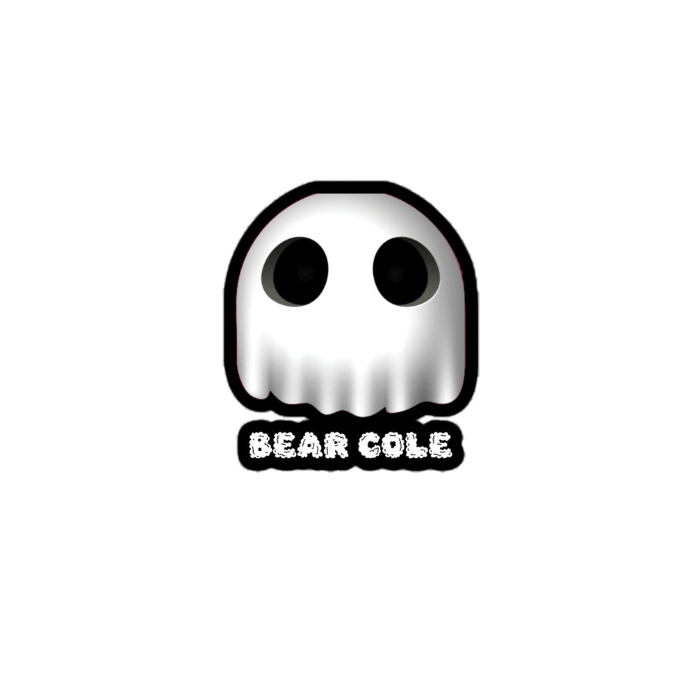 Bear Cole Ghost (black) Bubble-free stickers