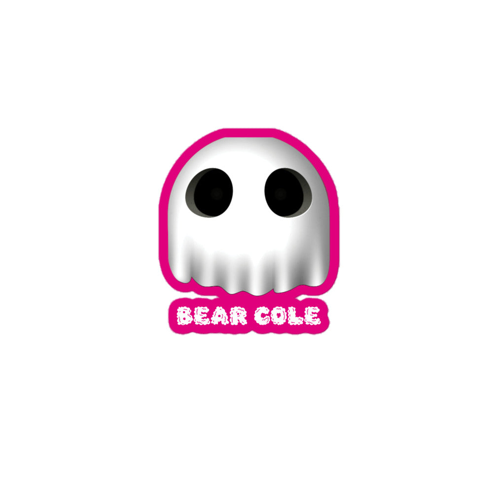 Bear Cole Ghost (pink) Bubble-free stickers