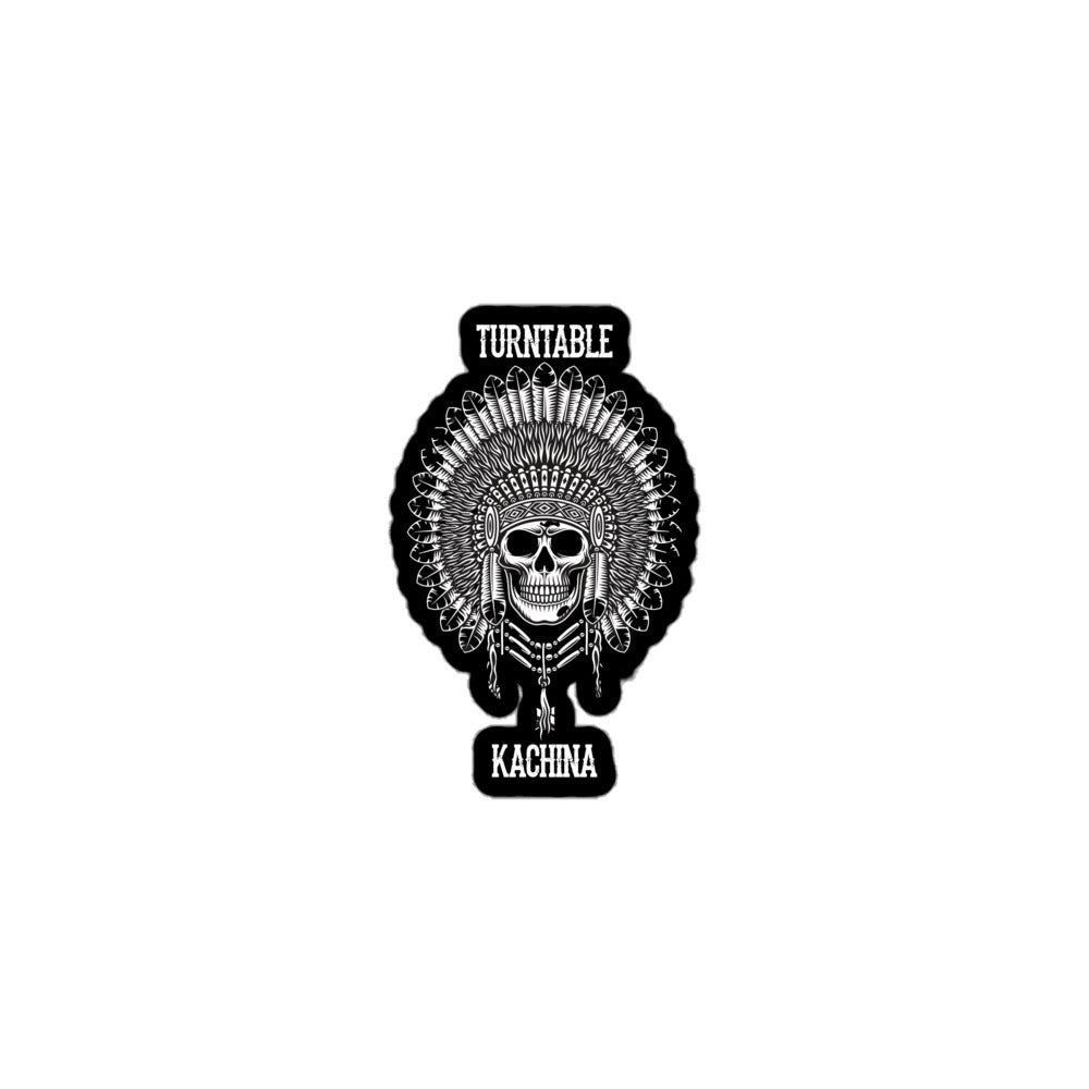 Turntable Kachina - Haunting Skull - Bubble-free stickers