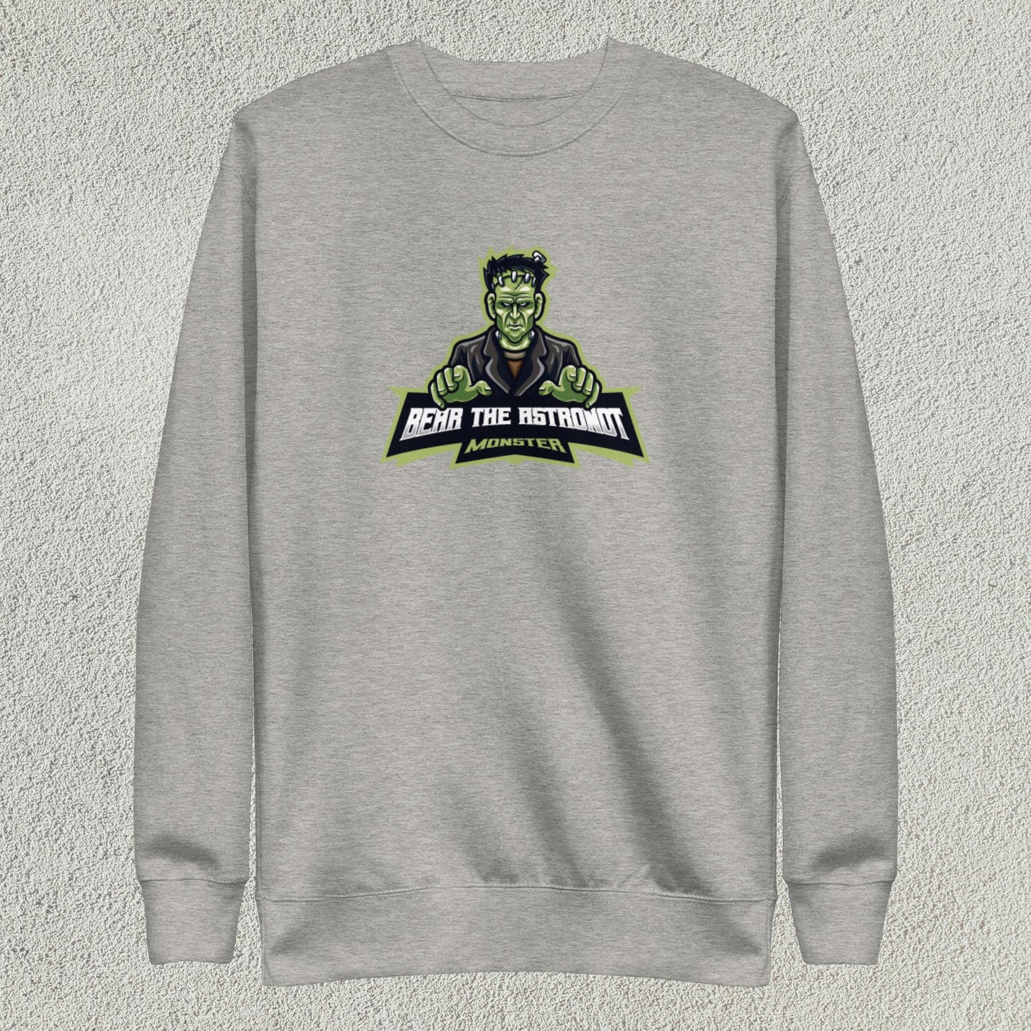 Bear the Astronot - Frankenstein Monster Unisex Premium Sweatshirt