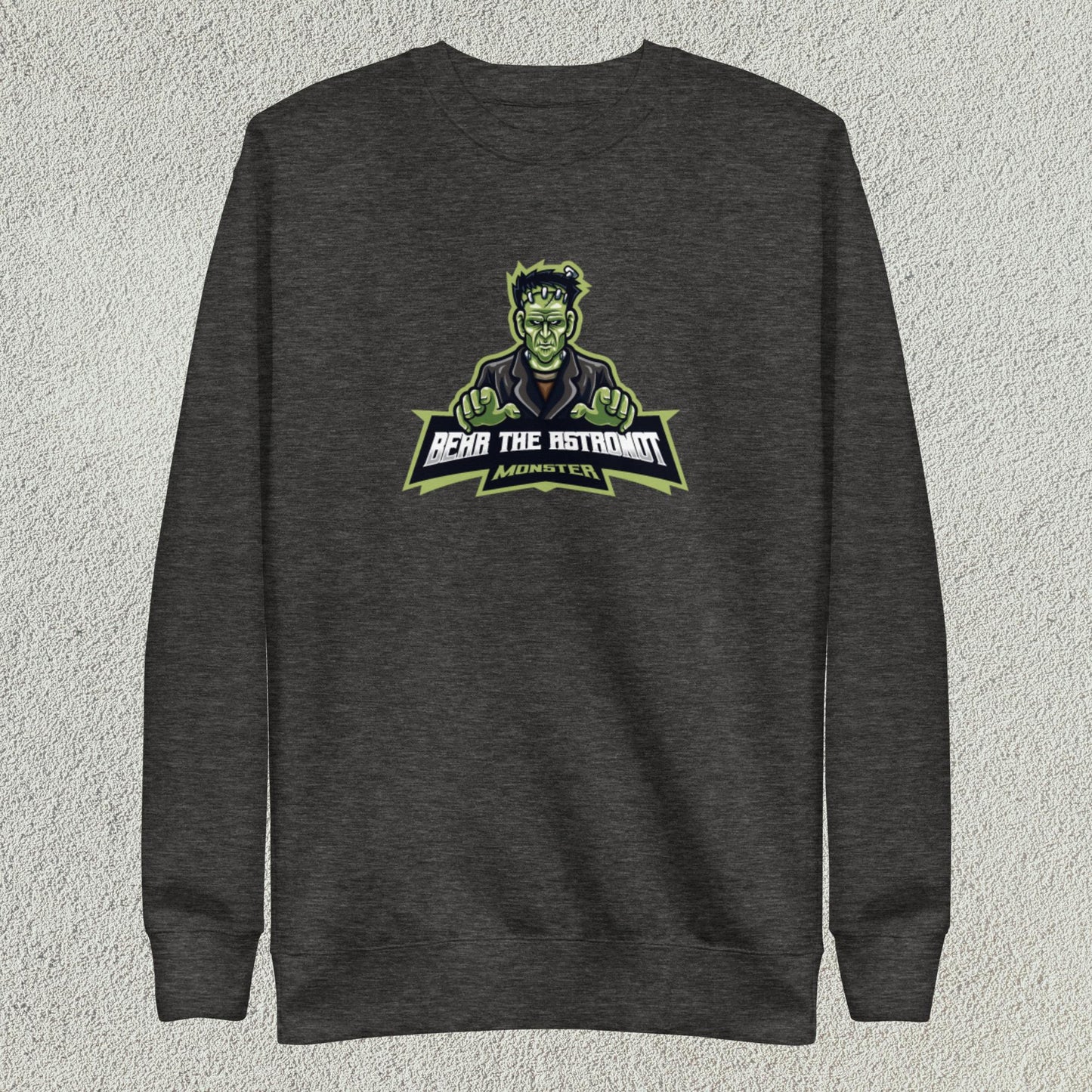 Bear the Astronot - Frankenstein Monster Unisex Premium Sweatshirt