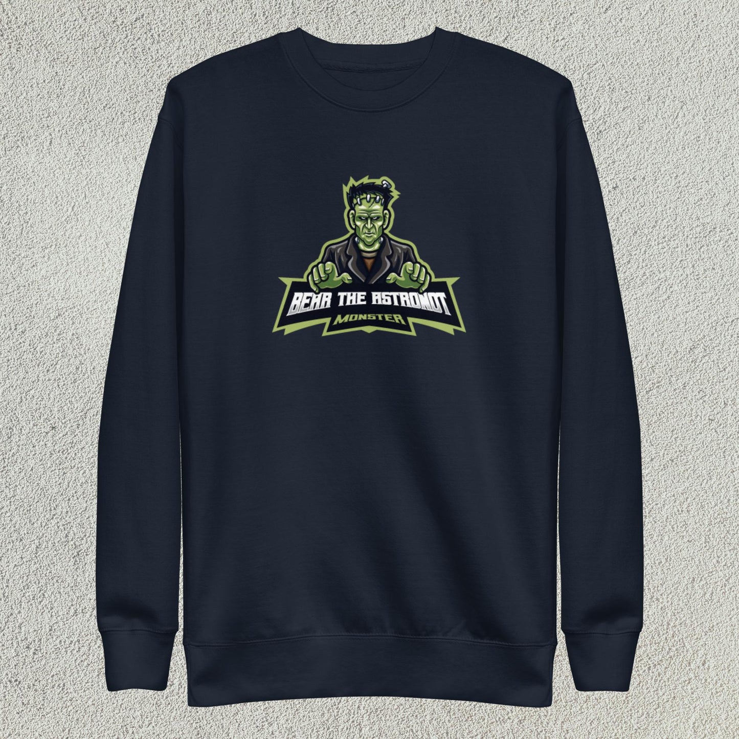 Bear the Astronot - Frankenstein Monster Unisex Premium Sweatshirt