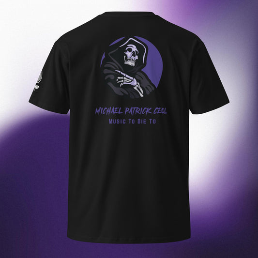 Michael Patrick Ceol Music To Die To Unisex premium t-shirt