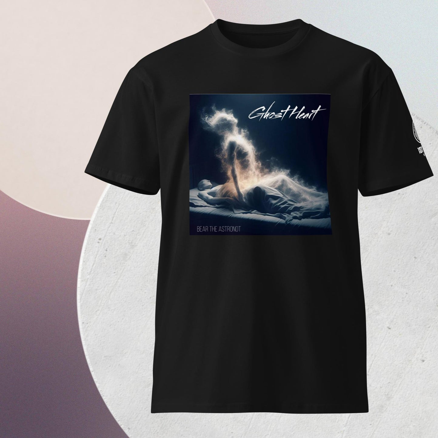 Bear the Astronot Ghost Heart Album Cover - Unisex premium t-shirt