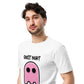 Bear the Astronot Ghost Heart White & Natural Unisex premium t-shirt