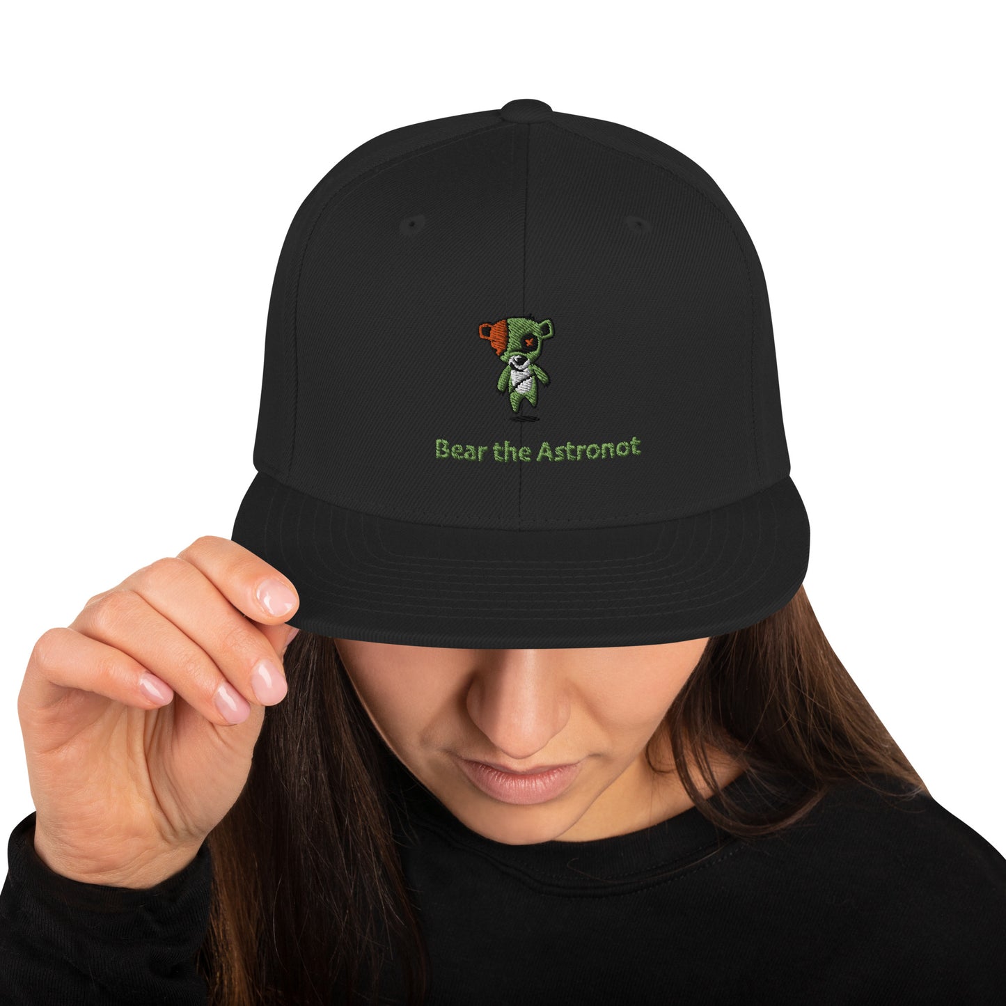 Bear the Astronot Snapback Hat