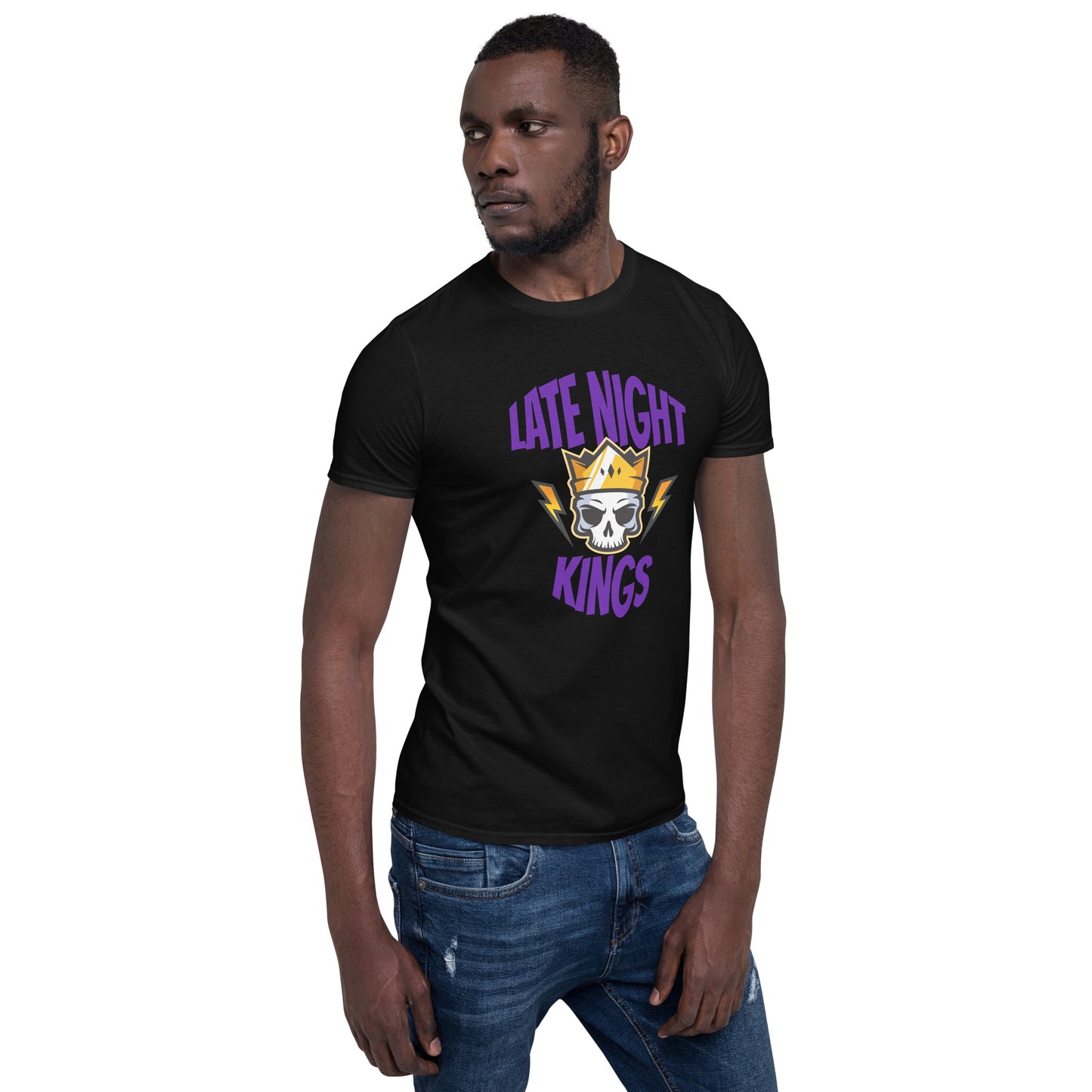 Short-Sleeve Unisex Bear the Astronot Late Night Kings T-Shirt