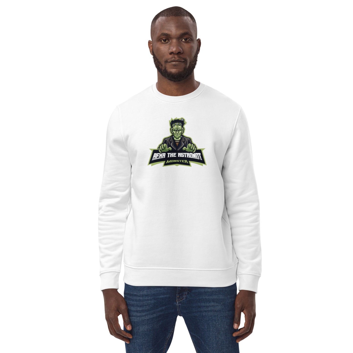 Unisex Bear the Astronot Frankenstein Sweatshirt