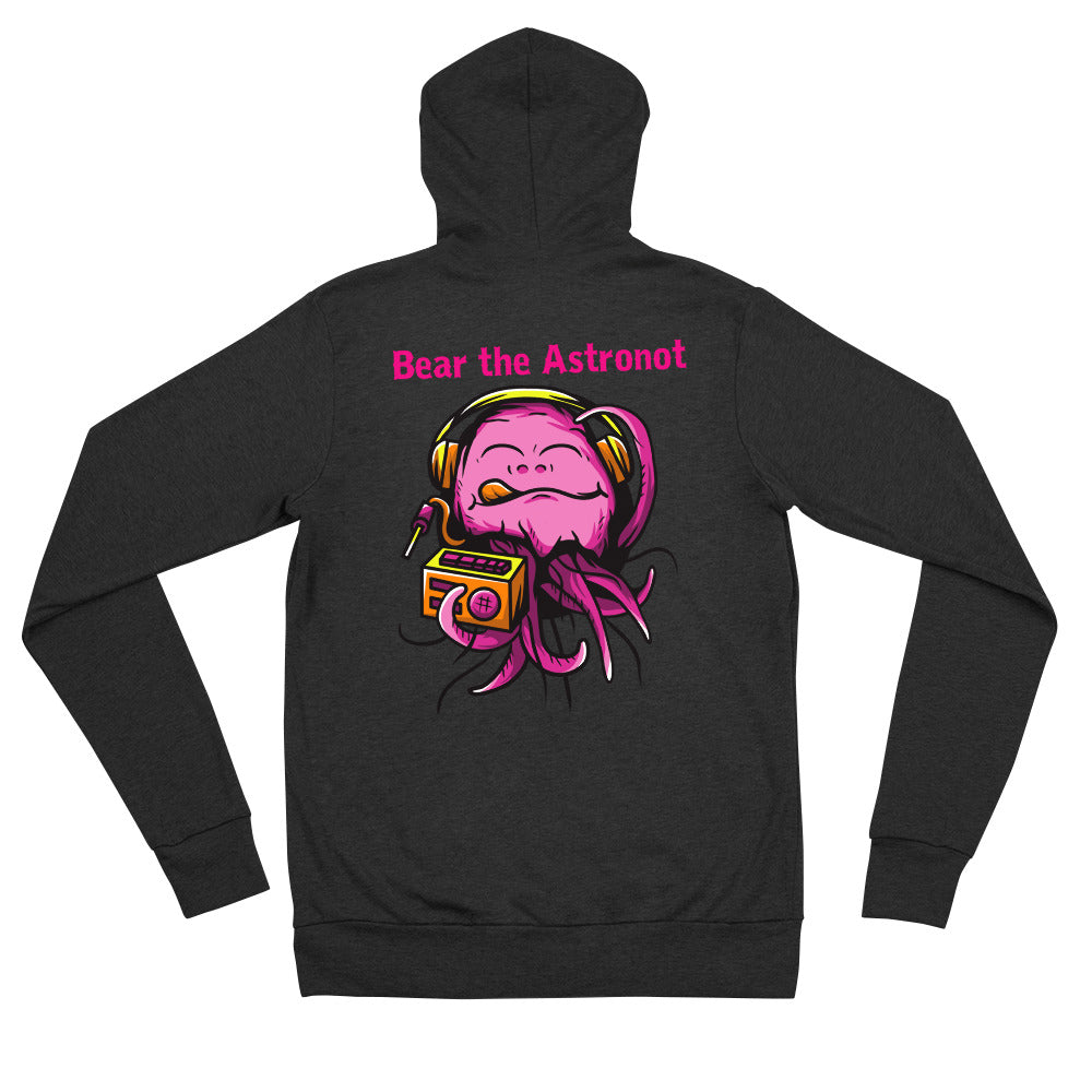 Bear the Astronot Alien Front & Back Hoodie