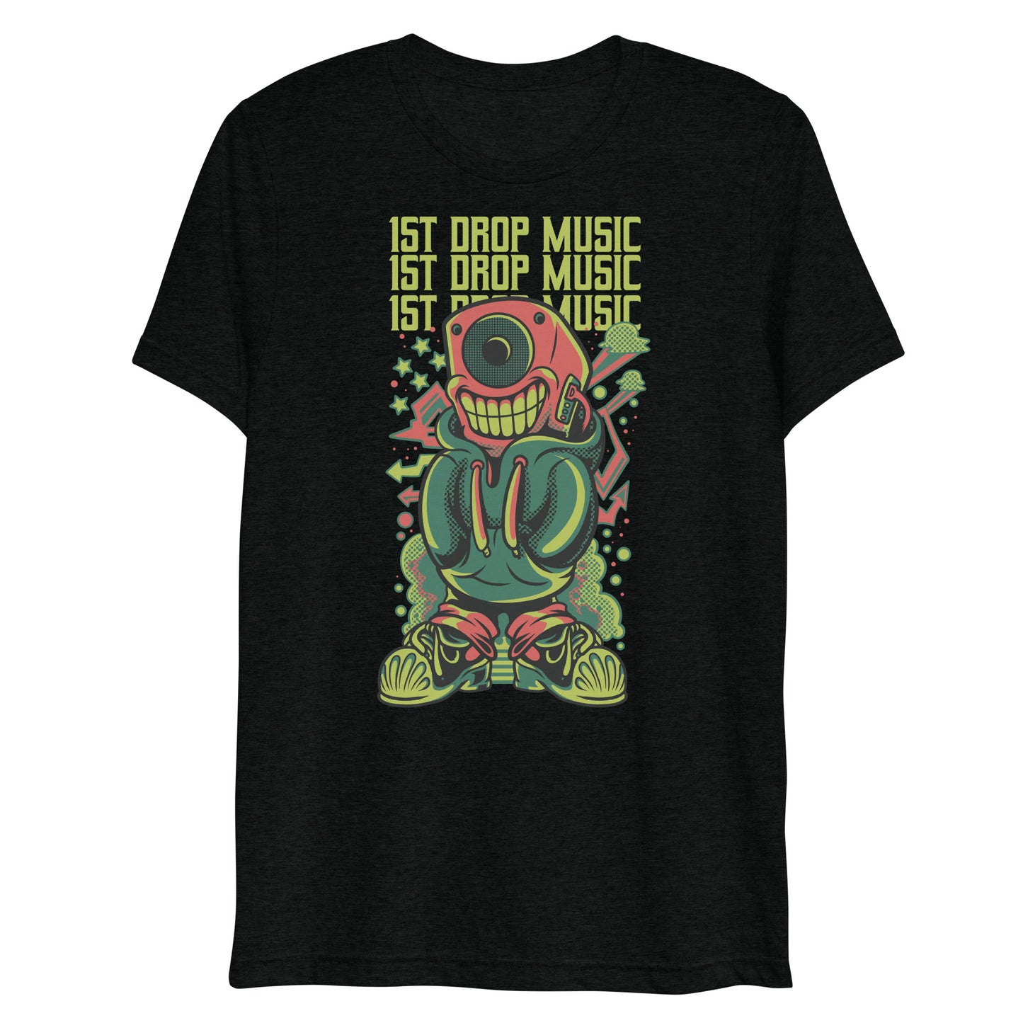 1st Drop Music Speaker Alien Short sleeve t-shirt